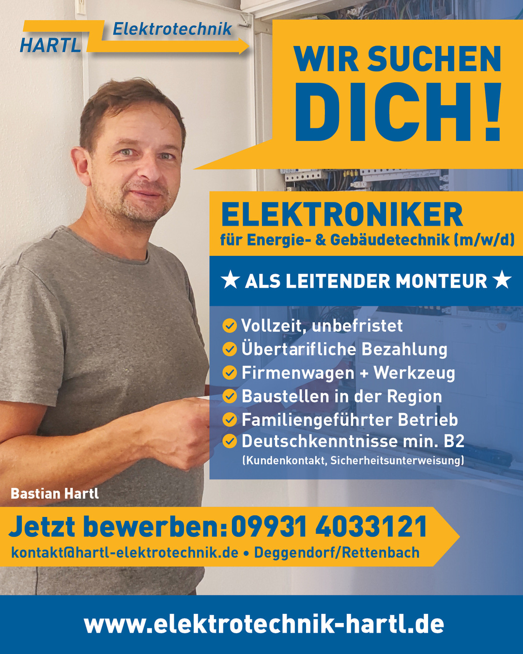 Hartl-Stellenanzeige-Elektroniker